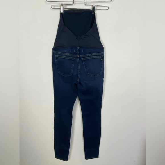 NWT Madewell Maternity Over-the-Belly Skinny Jeans in Hayes Wash size 25 - Picture 9 of 14